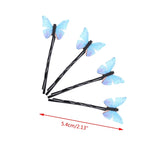 4Pcs/Set Women Girls Butterfly Hair Clips Romantic Metal Barrettes