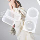 4Pcs Organ Pendant Epoxy Resin Molds Jewelry Organizer Silicone Craft Art