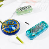 4Pcs Organ Pendant Epoxy Resin Molds Jewelry Organizer Silicone Craft Art