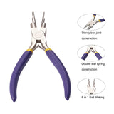 4Pcs DIY Jewelry Making Tool Set with 10 Loops, Pliers, Wire