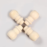 4Pcs Wooden Doll snowman Ornaments DIY Crafts Party Decor Gift Home Jewelry