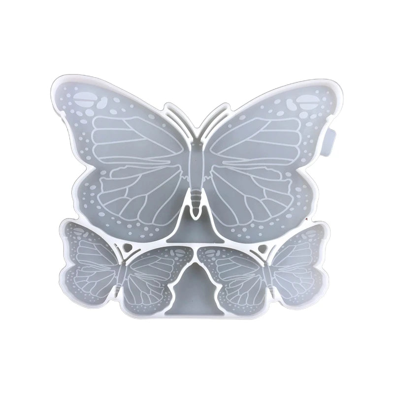 4Pcs Silicone Epoxy Resin Molds for DIY Valentine Keychain Pendant Craft