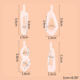 4Pcs Silicone Epoxy Mold Pendant Casting Mould DIY Crafts Jewelry
