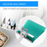 4Pcs Silicone Mug Wrap for Sublimation 11OZ Mug Wraps in Oven