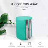 4Pcs Silicone Mug Wrap for Sublimation 11OZ Mug Wraps in Oven