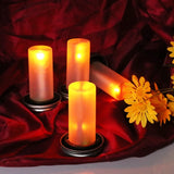 4Pcs Solar LED Mason Jar Torch Flame Garden Outdoor Candle Lantern