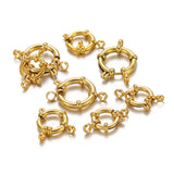 4Pcs Stainless Steel Spring Ring Clasps Hooks For Bracelet Necklace DIY Jewelry