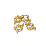 4Pcs Stainless Steel Spring Ring Clasps Hooks For Bracelet Necklace DIY Jewelry
