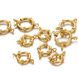 4Pcs Stainless Steel Spring Ring Clasps Hooks For Bracelet Necklace DIY Jewelry