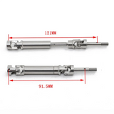 4Pcs Steel Drive Shaft CVD for 1/10 Slash Stampede Hoss RC Car Upgrade Parts