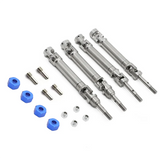 4Pcs Steel Drive Shaft CVD for 1/10 Slash Stampede Hoss RC Car Upgrade Parts
