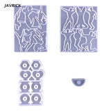 4Pcs Straw Topper Resin Mold Pole Dancer Craft DIY Epoxy Casting Mould