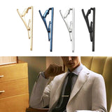 4Pcs Tie Clips Set for Men Regular Ties Necktie Wedding Business Clips