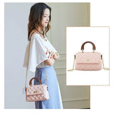 4Pcs Wooden Bag Handles Replacement for Handbags Straw Beach Bags