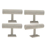 4Pcs Velvet Bangle Watch Bracelet Jewelry Stand Holder