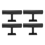 4Pcs Velvet Bangle Watch Bracelet Jewelry Stand Holder