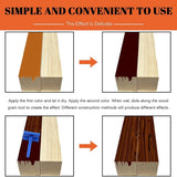 4Pcs Wood Graining Painting Tool Set, Wood Grain and Texture Pattern Tool