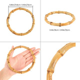 4Pcs Bamboo Bag Handle Replacements for Crafting