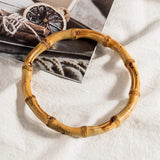 4Pcs Bamboo Bag Handle Replacements for Crafting