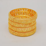 4Pcs Dubai Bangles African Jewelry Middle East Wedding Jewellery