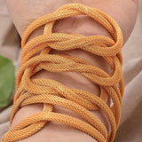 4Pcs/lot Women's Dubai Bride Wedding Cuff Bracelet Africa Bangles Jewelry