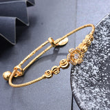 4Pcs Baby Bangels & Bracelet Set for Girls Boys Plated Jewelries