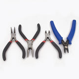 4Pcs Jewelry Pliers Set Wire-Cutter/Round Nose/Side Cutting/Crimping Plier