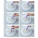 4Pack Reusable Stirrer Rod DIY Craft Defoaming Bar Resin Sticks Paint