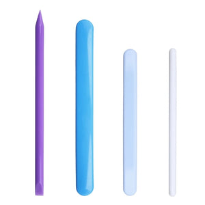 4Pack Reusable Stirrer Rod DIY Craft Defoaming Bar Resin Sticks Paint