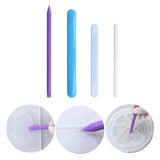4Pack Reusable Stirrer Rod DIY Craft Defoaming Bar Resin Sticks Paint