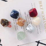 4 Pcs Natural Stone Hair Decorative Earrings Pendant Set