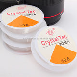 10M Translucent Stretch Elastic Beading Cord/String 0.6mm FL11