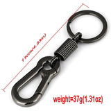 Sturdy Carabiner Key Chain Polished Spring Business Waist Key Chain