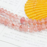 Watermelon Tourmaline Abacus Beads 4X6mm 5X8mm
