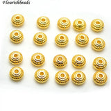 Silver Metal Rondelle Spacer Loose Beads 200pc/lot