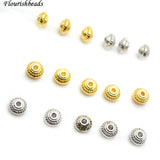 Silver Metal Rondelle Spacer Loose Beads 200pc/lot