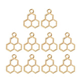 10x/Set Honeycomb Blank Frame for DIY Resin Pendant