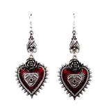 Gothic Halloween Eye Heart Pendant Jewelry