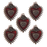 Gothic Halloween Eye Heart Pendant Jewelry