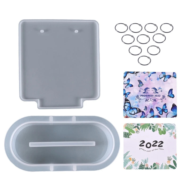 Calendar Hanging Board Epoxy Resin Mold DIY Crafts