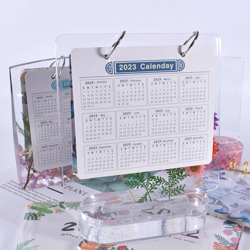 Calendar Hanging Board Epoxy Resin Mold DIY Crafts