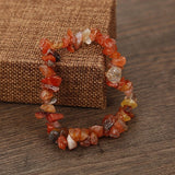 4XBE Crystal Bracelet Natural Stone Beads Jewelry Amethyst Aquamarine Wristband