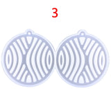 4XBE Earring Resin Mold Jewelry Casting Silicone Pendant Mould