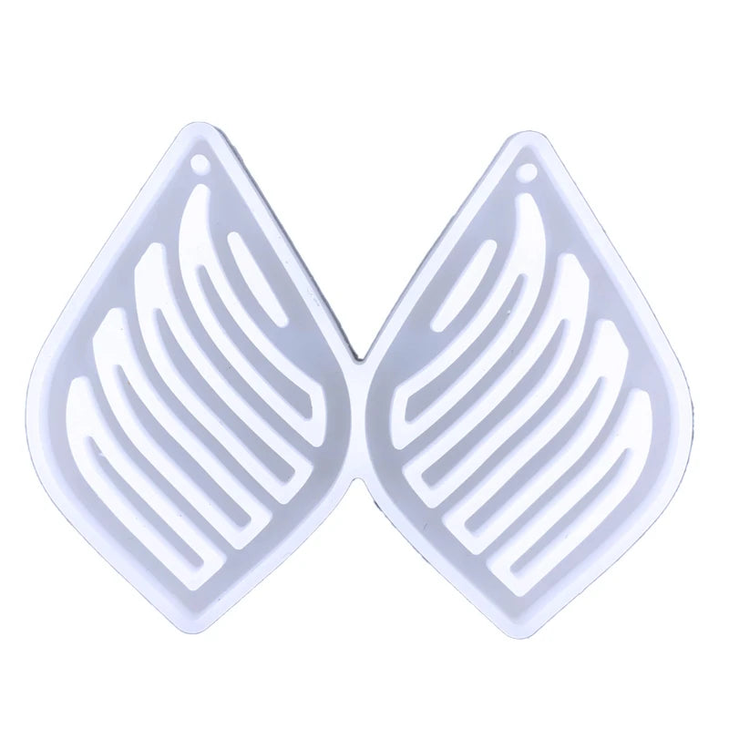 4XBE Earring Resin Mold Jewelry Casting Silicone Pendant Mould