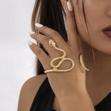 Gold/Silver Snake Spiral Bracelet Armband Jewelry Gift Men Women