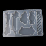4XBE Crystal Epoxy Resin Mold Hair Pin Casting Silicone Mould