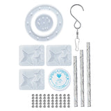 Heart Star Molds Wind Chime Epoxy Casting Silicone Mold DIY