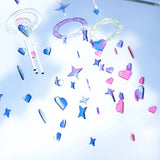 Heart Star Molds Wind Chime Epoxy Casting Silicone Mold DIY
