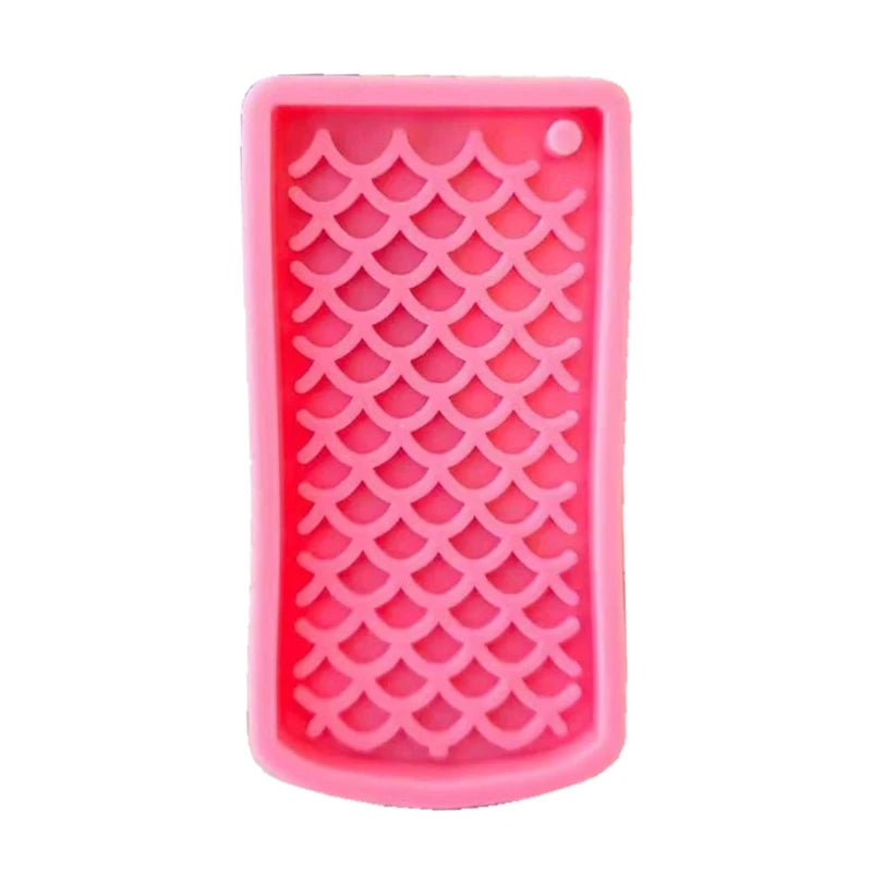 Love Gesture Hand Fish Scale Silicone Mold Epoxy Resin DIY Keychain Pendant Mold