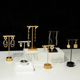 Metal Jewelry Organizer T-Shape Earrings Display Stand